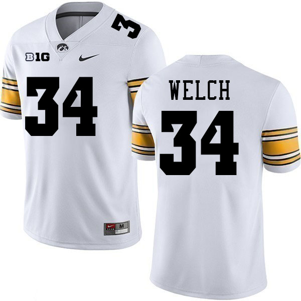 Kristian Welch Iowa Jersey,University Of Iowa Hawkeyes Fotoball Uniforms,Jersey,Gears-White